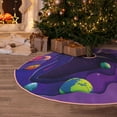 thumbnail image 5 of Fuzoiu Astronaut Print Christmas Tree Skirt,Xmas Christmas Decorations,Xmas Tree Mat for Farmhouse Holiday New Years Home Party Decor Tree Rugs-48", 5 of 6