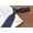 Blue, variant on 3.15-inch Men's High-quality 100% Silk Tie Blue fine lines pattern Business Banquets 8CM Wide Silk Tie