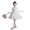 White, variant on Esaierr 3-12Y Flower Girls Dresses for Baby Kids Wedding Bridesmaid Tulle Puffy Skirt Spring Autumn Birthday Party Pageant Gown for Girls