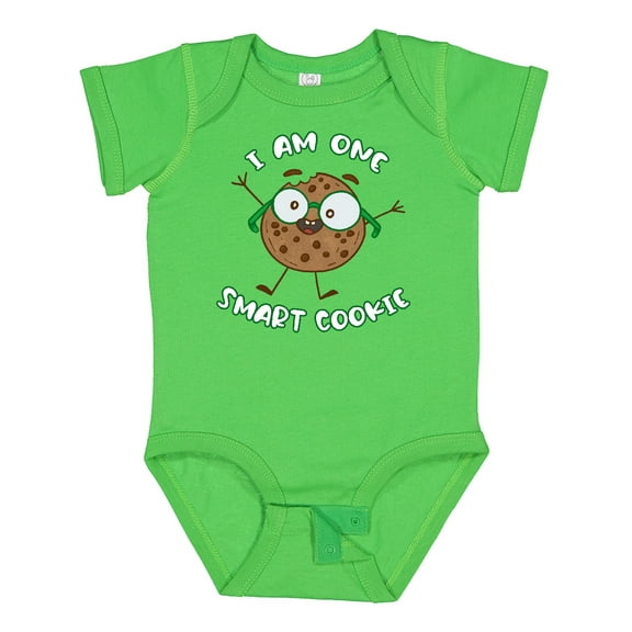 Inktastic I Am One Smart Cookie Boys or Girls Baby Bodysuit