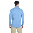 thumbnail image 2 of UltraClub 8618 Men's Cool & Dry Heathered Performance Quarter-Zip, 2 of 3