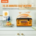 thumbnail image 2 of KFFKFF Portable Oven 110-120V Home Food Warmer 80W (Max 100W) Personal Microwave, 2 of 9