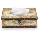 thumbnail image 3 of Soporte para caja de pañuelos Retro, organizador de pañuelos rectangular de madera + cubierta de caja de pañuelos de Pu (mapa amarillo), 3 of 3