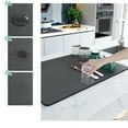 thumbnail image 4 of Placemat Kitchen Drying Mat Coffee Maker Mat For Countertops Dish Drying Mats For Kitchen Counter Dish Drying Pad Coffee Mat Drying Mats For Countertop,Gray Kitchen Placemat, 4 of 7