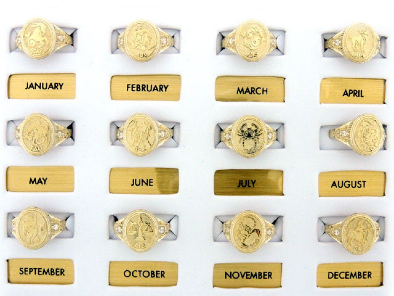 Gold Leo Zodiac Peridot Ring | eBay
