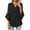 Black, variant on Fancy tops for women Top With Glitter Mesh And Flutter Sleeves For A Casual And Comfortable Daily Wear