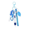 thumbnail image 3 of Juego de bolígrafos para enfermera, llavero de enfermería, conjunto con rizador, insignia de regalo para el día de las enfermeras, bolígrafo retráctil azul, 3 of 10