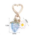thumbnail image 2 of YYKihy Cute Strawberry Keychain For Women Bow Girls Bag Charm Key Chain Accessories Heart Keychains Decor For Purse, 2 of 8