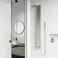 thumbnail image 6 of VIGO Bowery 58 in. H x 5 in. W 4-Jet Shower Panel System with Square Rainhead, Tub Filler and Hand Shower in Stainless Steel, 6 of 13