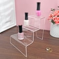 thumbnail image 2 of Plymor Clear Acrylic Tapered Display Stairs, 6.5" H x 6" W x 7" D, 2 of 3