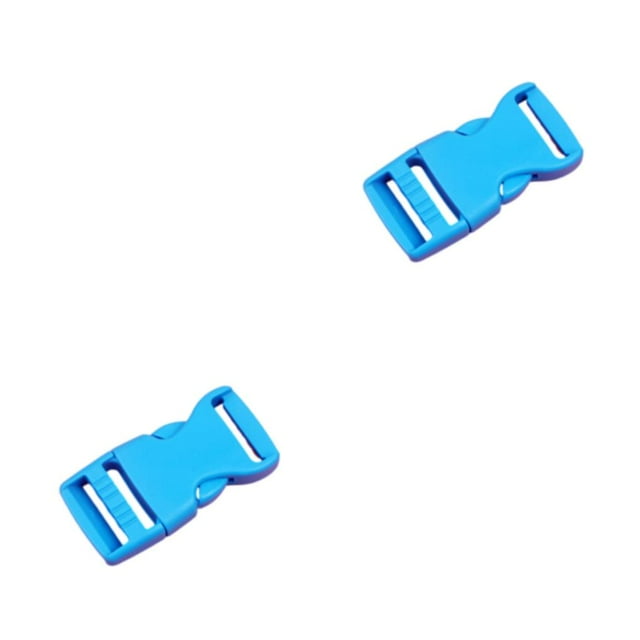 Transemion 10pcs Clasp Belt Buckles Designed To Life Easier Wherever Are Multi-Color lake blue 2Set