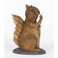 thumbnail image 4 of Hi-Line Gifts 9.25" Squirrel Holding Go Away Sign Outdoor Garden Statue, 4 of 5