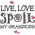 thumbnail image 3 of CafePress - Live Love Spoil Grandkids - Women's Light Pajamas, 3 of 4