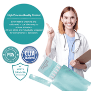 Easy Home FDA Approved, CLIA Waived 10 Panel Urine Drug Test for THC, OPI, COC, 5 Pack