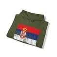 thumbnail image 4 of Serbia Serbian Flag Pride Hoodie, Gifts, Hooded Sweatshirt, 4 of 4