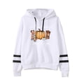 thumbnail image 1 of Awdenio Sweat à Capuche Imprimé Halloween pour Femmes, Manches Longues Rayées, 1 of 2