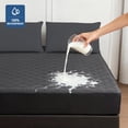 thumbnail image 1 of Protector de Colchón Impermeable, Funda de Colchón Tamaño Matrimonial, Protector de Colchón Transpirable y Silencioso, Protección de Colchón Todo Terreno 360°, Funda de Colchón a Prueba de Suciedad L, 1 of 7