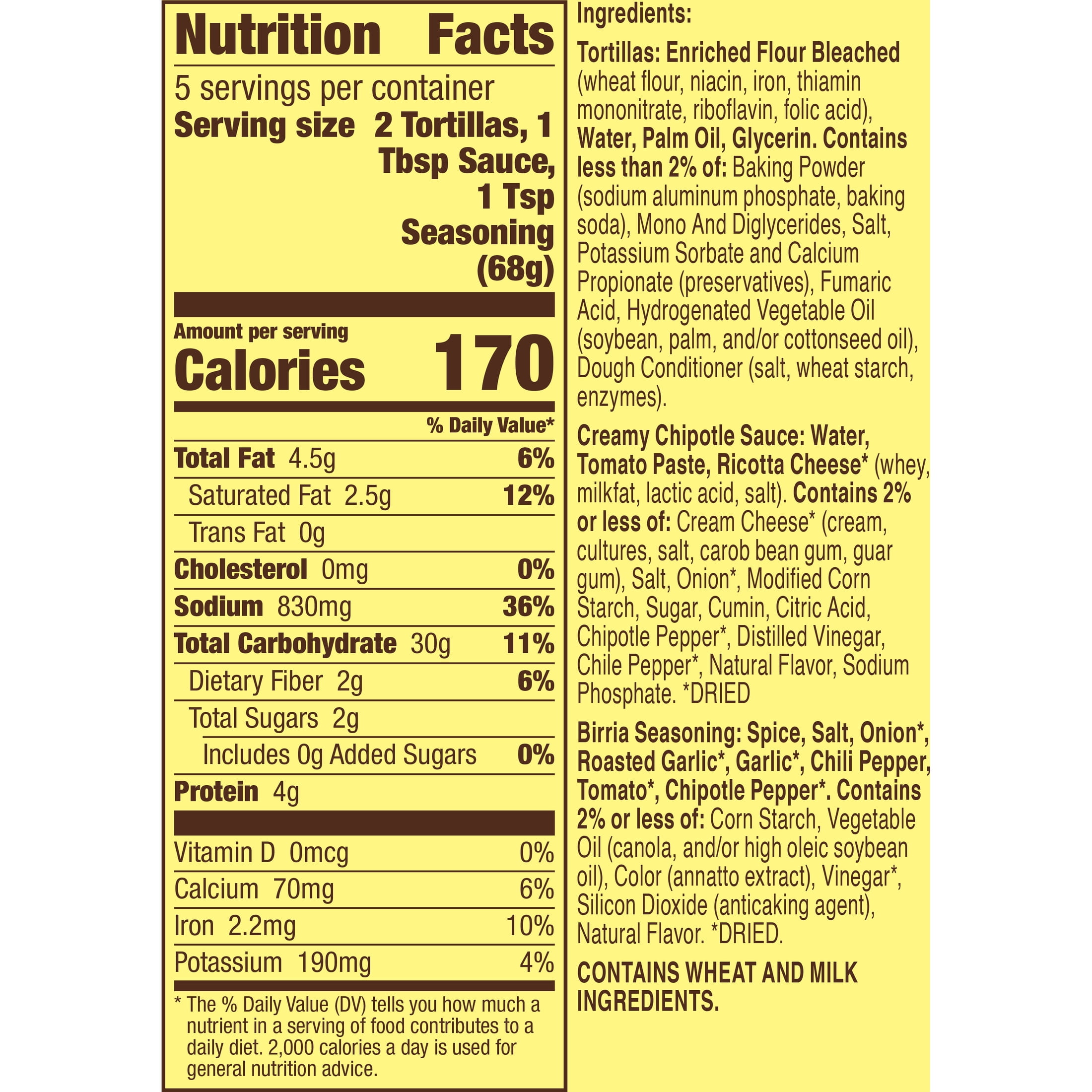 Old El Paso Birria Taco Kit with Seasoning, Sauce and Soft Tortillas, 12.1 oz