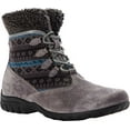 thumbnail image 1 of Women's Propet Delaney Alpine Ankle Boot Grey Suede/Sweater Knit 7.5 4E, 1 of 5