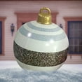 thumbnail image 2 of Chmadoxn Christmas Ball Ornaments Outdoor PVC Inflatable Decorated Ball Giant Xmas Inflatable Ball Christmas Tree Decorations Yard Atmosphere Inflatable Toys for Home Warm Festive Gift, 2 of 6