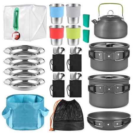Tableware suit Utensils Kit Picnic Cookware Cookware Cookware Utensils Collapsible Pan Knife Tableware Collapsible Pan Tableware Set Cookware Picnic Tableware Buzhi Mewmewcat