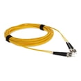 thumbnail image 3 of AddOn 2m ST OS1 Yellow Patch Cable - Patch cable - ST/UPC single-mode (M) to ST/UPC single-mode (M) - 2 m - fiber optic - duplex - 9 / 125 micron - OS1 - halogen-free - yellow, 3 of 8