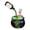 B, variant on 2026 The Bath & Body Works Carnival themed Halloween the Light-up Color-changing With LED Green Witch Jar Candy Jar Witch Bucket Black Retro Party Table Decoration