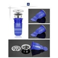 thumbnail image 2 of Clearance! Deodorization Silicone Core Sewer Pipe Seal Toilet Stainless Steel, 2 of 2