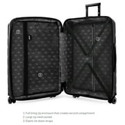 (2 pack) PUR by iFLY 28 Checked Hard Side Lightweight Expandable Luggage, Black