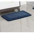 Mainstays 3Piece Memory Foam Bathroom Rug Set, Blue
