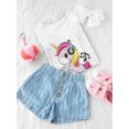 thumbnail image 3 of Cute Unicorn With Headphones T-Shirt Toddler -Image by Shutterstock,  2 Toddler, 3 of 4