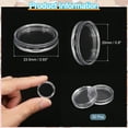 thumbnail image 2 of Uxcell 30pcs Soportes de Monedas Redondos Acrílicos Transparentes Cubiertas de Cápsulas de Plástico Contenedor de Colección de Monedas 20mm, 2 of 6