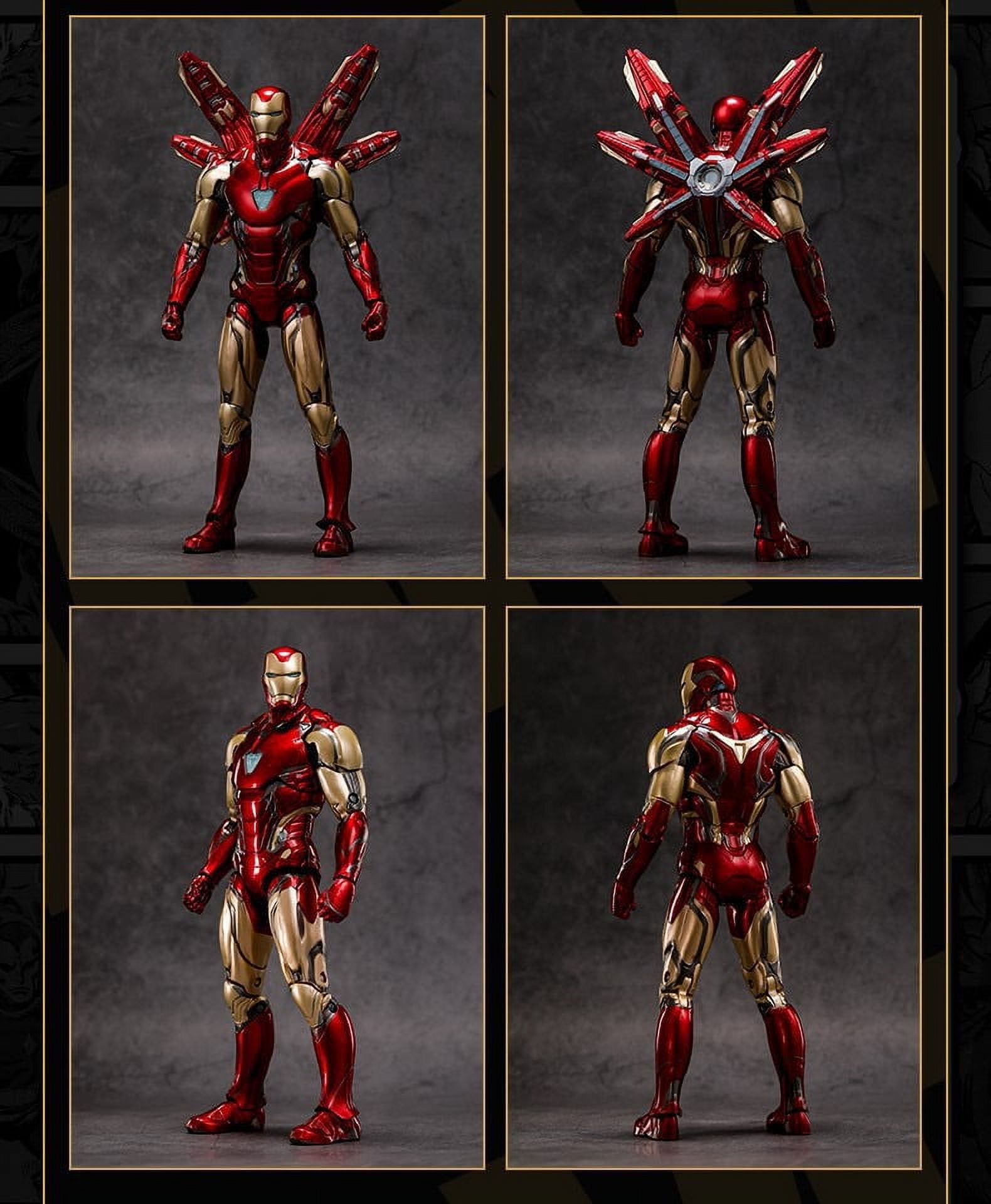 TIM Iron Man Figure Model Full Body Movable 7Inches MK85 Iron Man Model Exquisite Gift Box