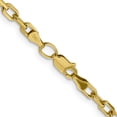thumbnail image 4 of 14k Yellow Gold 24 Inch 3.7mm Link Cable Chain Necklace Pendant Charm Long, 4 of 9
