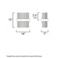 thumbnail image 2 of Et2 E34201 Chimes 15" Tall Led Bathroom Sconce - Black, 2 of 7