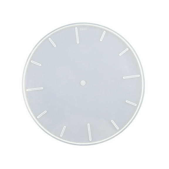 UNTERING Clock Mold Clock Resin Molds Large Number Clock Silicone Mold Epoxy Clock Mold for Resin Casting Wall Clack-Art Decoration