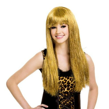 Glitzy Glam Gold Blonde Adult Costume Wig One Size