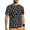 2, variant on Gym T-Shirt For Men Giraffe Print T-Shirts Hip Hop Brown Animal Beach Tees O Neck Street S