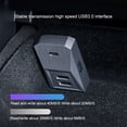 thumbnail image 2 of fastboy High-speed Transmission Speed USB HUB Docking Station For ForTesla Model Y Stable Transmission Glove 3/Y, 2 of 6