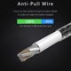 thumbnail image 5 of Sidaley Teléfono de aleación de zinc Auriculares internos de 3,5 mm Estéreo Bajo Llamada manos libres Auriculares con cable Auriculares con micrófono Cables de audio/vídeo negro 2 piezas, 5 of 6
