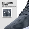 thumbnail image 3 of B BESUNEW Men's Athletic Running Shoes Lightweight Breathable Tennis Walking Sneakers for Gym Jogging Sports US 7-13, 3 of 14