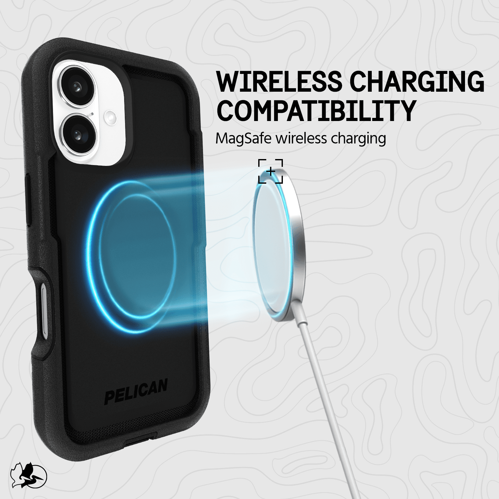 Pelican Voyager Apple iPhone 16 MagSafe Compatible Case and Holster - Black