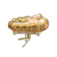 thumbnail image 3 of Old World Christmas Baby Jesus in Manger Glass Blown Ornament for Christmas Tree, 3 of 7