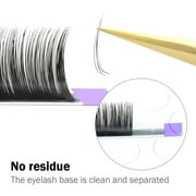 NAGARAKU Eyelash Extensions Individual Lashes 0.03mm D curl 12mm 16 Rows Soft Natural Matte Black Professional Mega Volume Beauty Salon Supplies