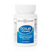 Geri-Care Eye Vitamin and Mineral with Lutein for Ocular Health, 1 Bottle, 60 per Bottle
