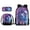 Forest Galaxy Lion, variant on XYZCANDO Peach Floral Butterfly Print Backpack Set for Student School Book Bag with Lunch Bag and Pencil Case Dirt-Resistant Daypack Rucksack with Adjustable Straps for Outdoor