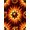 Red Orange Yellow, Pattern 1, variant on ODIKA Design With Colorful And Fiery Accents Gamer Gamepad Refined Pet Friendly & Kids Safe Play for Playroom, Bedroom, Reading Nook