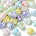 thumbnail image 4 of 50Pcs Glow in Dark Heart Acrylic Beads Luminous Heart Bubblegum Beads for Bracelets Necklaces Making, 4 of 15