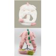 thumbnail image 4 of Las orejas de oso moverán el sombrero femenino otoño e invierno suave felpa cálida bufanda con capucha a rosa, 4 of 4