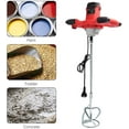 SUGIFT 2100W Electric Handheld Cement Mixer,Portable Mortar Concrete Mixer